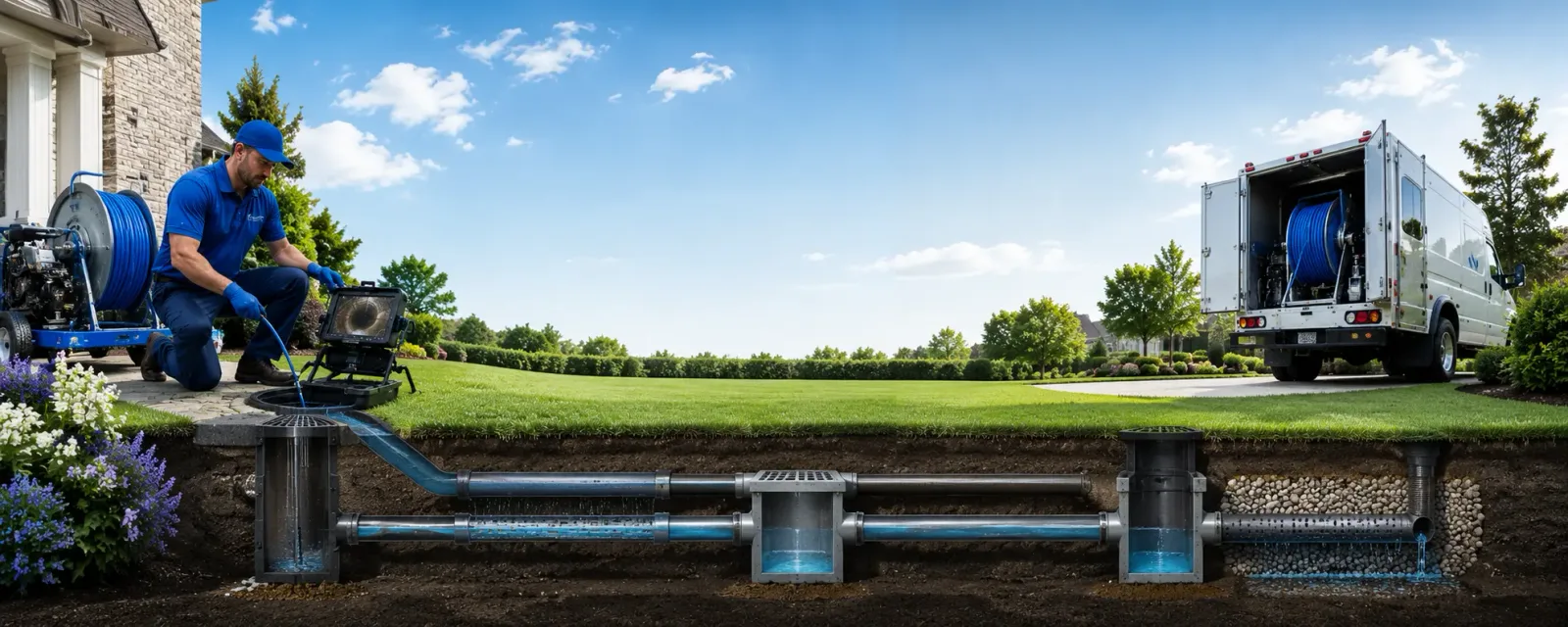 Outdoor drain cleaning information for Moro, IL